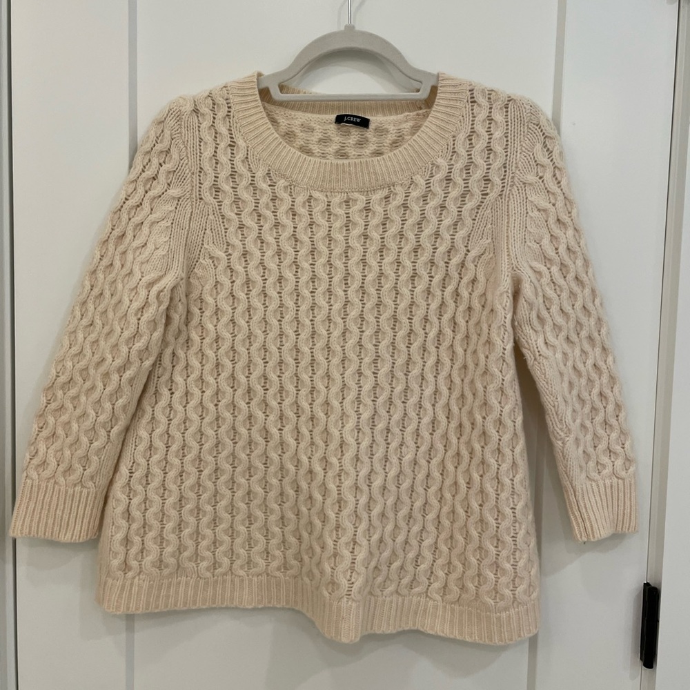 J. Crew thick knit sweater.